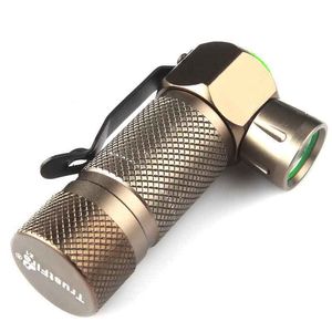 Trustfire Z1 LED El Feneri Süper Parlak Mini Resmi Orijinal Taşınabilir Torch 1 * 16340 veya 1 * CR123A Batarya dahil değil 210322