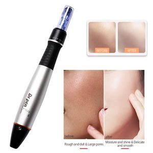 Dr Pen A1-C Регулируемые иглы длиной 0,25 мм-3,0 мм Электрический Dermapen Stamp Auto Micro Needle Roller