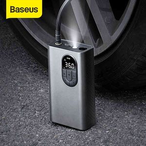 Baseus Compressor Inflatable With LED Lamp For Motorcycle Bicycle Car Tyre Inflator Wireless Electric Air Pump