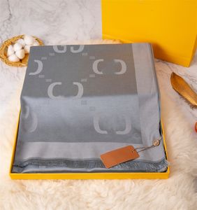 Scarf de lã de seda 4 estações cachecóis design grande carta para mulheres xale 9 cor pashmina