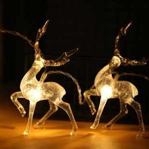 Светодиодные оленя световые оленя Гарленда Звездные огни для домашних праздничных фестивалей год
