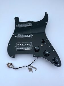 Yükseltme Prewired St Gitar Pickguard WK SSH Alnico Pickups 7 Yollu Geçiş Çok İşlevli Kablo Demeti