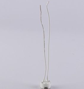 2021 Customized 1.8meter 6 feet High temperature resistant Wire G4 G5.3 MR11 MR16 Ceramic Socket Lamp Holder