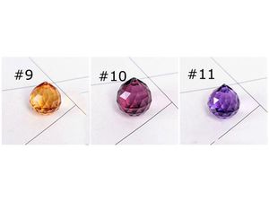 30mm Renkli Kristal Top Prizma Suncatcher Kristal Gökkuşağı Kolye Maker Asılı Kristaller PRISS'ler için PROMS'ler HEDİYE RRD7061