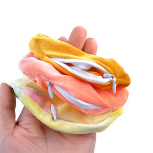 20 pcs fábrica gravata direta corante zíper scrunchie mulheres acessórios elástico cabelo laços grandes bolso veludo scrunchies