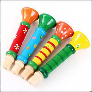 Klavyeler Piyano Yenilik Gag Hediye Müzikal Enstrüman MTI-Renk Bebek Çocuklar Ahşap Boynuz Hooter et Instruments Müzik Oyuncakları Öğrenme Eğitim