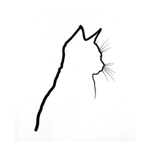 10 cm * 13,2 cm auto ombra gatto gattino adesivi animale domestico vinile cartone animato carino decalcomanie per auto parete ufficio porta camion da corsa corpo parti decorazione laterale