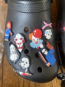 Halloween-Schuhanhänger für Clog-Dekoration für Kinder, Jungen, Mädchen, Erwachsene, Männer, Frauen, Armband, Armband, Geburtstagsgeschenke, Totenkopf-Schuhzubehör, DHL-frei