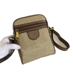 Дизайнер Бренд плечевой сумка сумка Crossbod Crossbody Luxurys сумки сумки сумочка Ophidia для женщин маленький клапан с веб-зеленой красной полосой держатель карты кошелек G598127