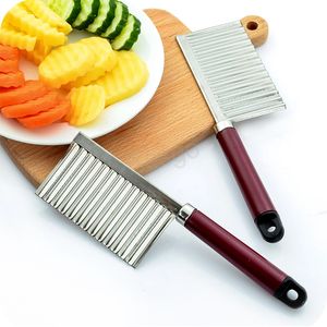 Paslanmaz Çelik Kurt Diş Patates Dalga Bıçağı Mutfak Salatalık Havuç Apple Bıçaklar Meyve Sebzeleri Kesim Dilim Yemek BH6035 WLY