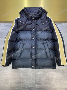 21ss мужские дизайнерские куртки Пуховые парки с капюшоном Двухсторонняя жаккардовая одежда с буквами мужские Пальто Верхняя одежда Одежда коричневый черный белый M-3XL