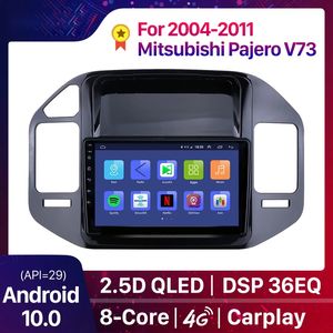 2 ГБ ОЗУ Android 10 Автомобиль DVD Стерео Радиоподготовка GPS Navi на 2004-2011 гг. Mitsubishi Pajero V73 Поддержка камеры заднего вида