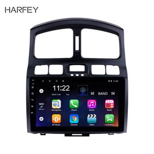 Android Araba DVD GPS Multimedya Oyuncu 2005-2015 Hyundai Klasik Santa Fe 9 Inç 8-Core Radyo 2Din WiFi USB 1080 P