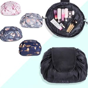 Vely Vely Vely Lazy Cosmetic Bag Drawstring Pack Pack Pack Makeup Organizer Storage Travel Pougher Mage Magic Toungey Bags