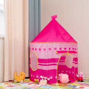 Bebek Kapalı Kale Dollhouse Çocuk Çadır Prenses Oyun Evi Barınakları