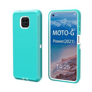 NOVOS METROPCS T-Mobile Capas para Moto Motorola G Power Stylus Play 2021 GPOWER GPLAY One ACE G 5G G9 Play Power Plus Triple Robot Combo Cinto Clipe Defender Case