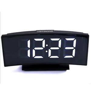 Diğer Saatler Aksesuarları LED Çok Fonksiyonlu Ayna Saati Dijital Alarm Snooze Ekran Zaman Gece LCD Işık Masa Masaüstü USB 5 V / Yok Batte