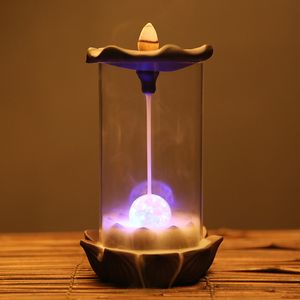Светящаяся ладана с рефлюксной ароматической ароматической лампы с рефлюксом ярко -шарико