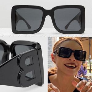 Tasarımcı güneş gözlüğü 4312 kare plaka çerçeve büyük çift B harfi bacaklar basit erkek kadın moda stil iyi satış UV400 gözlük