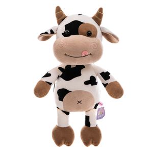 Animale da fattoria peluche mucca bambola cuscino farcito bambole giocattoli per bambini regalo di compleanno per bambini