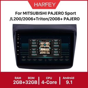 9inch Android car dvd GPS Radio Player for MITSUBISHI PAJERO Sport/L200/2006+Triton/2008+ PAJERO 2010 Multimedia 2din