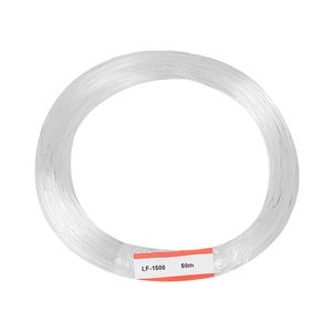 1.5MM 50M End Glow Fiber Optic Light PMMA Plastic Fibers Optical Cable 50M/roll Led Clear DIY For LED Star Ceiling Lights Decoration