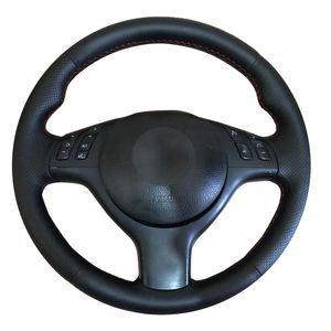DIY Car Steering Wheel Cover For BMW E46 E39 330i 540i 525i 530i 330Ci M3 2001-2014/Customized Original Leather Steering Wrap