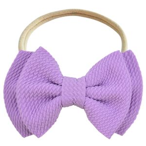 4,7-дюймовые детские бантики, повязки на голову, эластичная ткань, модная повязка для волос, аксессуары, рождественские украшения для головных уборов, разноцветные 2 фиолетового цвета 5be G2