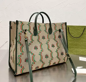 Женские холст тота сумки классические принты покупки сумочка для сумочки сумочка для кросс -сумочки дамы с большими вариантами наплечниками
