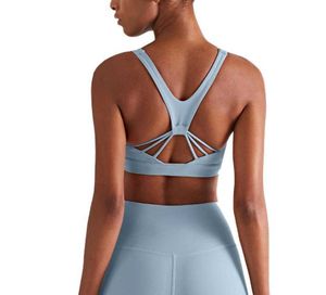 Yoga Kıyafetleri Spor Sutyen Orta Mukavemetli Fantezi Geri Tank Top Destek Spor Açık Kadın Iç Çamaşırı Spor Giyim