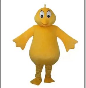 Cartoon Apparel Big Belly Yellow Chicken Walking Doll Mascot Costume Halloween Christmas Fancy Party Dress Festival Abbigliamento Carnevale Unisex Adulti Outfit