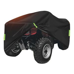 190T Водонепроницаемый Quad Bike ATV Cover с отражающей полосой универсальные чехлы 200x95x106см