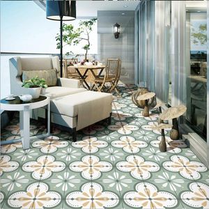 Renk Fayans 300mm Duvar Vitrolit Retro Tuvalet Mozaik Mutfak Yemek Odası Floortile Balkon Antiskid Karo