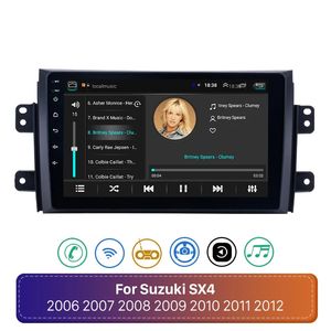 Android 10.0 Araba DVD Radyo Multimedya Oyuncu Suzuki Sx4 2006-2013 Fiat Sedici için 2Din GPS Navigasyon Desteği WiFi-Obdii