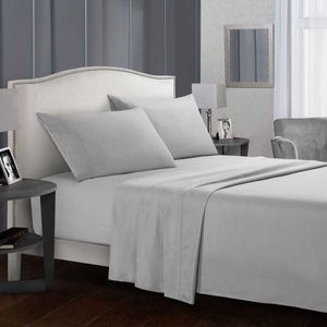 Folha de cama de cor sólida Conjuntos de folha plana + folha equipada + fronha rainha / king size 15 cores Soft confortável conjunto de cama 210626