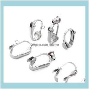 Charm JewelryFactoryBzu4no отверстие для ушного зажимной крючок 316L Медицинская из нержавеющая сталь французские серьги с доставкой 2021 4Rekd