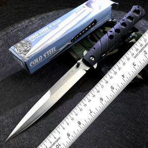 13-дюймовая холодная сталь Ti-Lite 26SXP Тактический складной нож AUS-8 Лезвие Наружные самообороны Ножи для кемпинга Охотничий инструмент
