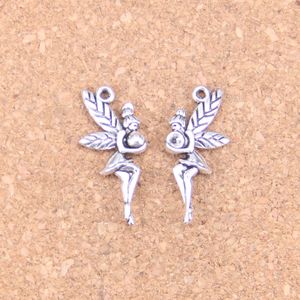 92 adet Antik Gümüş Bronz Kaplama Adil Melek Charms Kolye DIY Kolye Bilezik Bileklik Bulguları 26 * 11mm