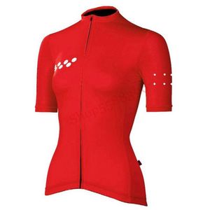 2020 Pedla Bisiklet Jersey Nefes Bisiklet Giyim Kadın Yaz ızgara Bisiklet Giyim Giyim Kırmızı Kısa Kollu Dağ Gömlek H1020