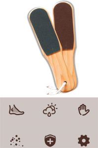 Обработка ног Деревянная пилка для удаления мозолей Скруббер Профессиональный педикюрный рашпиль для ног Удаляет потрескавшиеся пятки, омертвевшую кожу, мозоль, твердую кожу, скребок для пемзы XB1