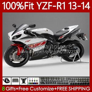 100% Fit OEM обтекаватели для Yamaha YZF-R1 YZF R 1 1000 CC YZFR1 белый красный новый 13 14 Moto CUDLEWORK 94NO.71 YZF R1 1000CC YZF1000 2013 2014 YZF-1000 2013 2013 2014 YZF-1000 2013-2014