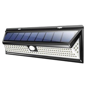 Solar Lambalar 118LED 1000LM SMD Lamba Su Geçirmez Dış Aydınlatma Bahçe Işıkları Avlu PIR Hareket Sensörü Acil Durum LED Duvar