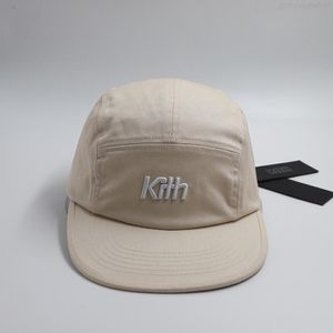 Kith 5 Panel Camp Cap Регулируемая бейсбольная кепка Snapback Hip Hop Trucker Caps For Men Women Dad Hat Повседневный солнцезащитный козырек OutdoorOXVQ {category}