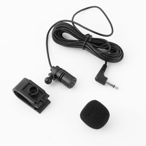 Profesyoneller Araba Ses Mikrofon 3.5mm Jack Fiş Mic Stereo Mini Oto DVD Radyo Konumlandırma Için Kablolu Harici Mikrofon Interkom Navigasyon AUD YY28