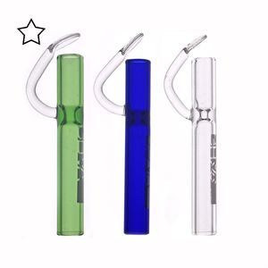 Labs Glass Taster Fumer des mini-pipes à cire d'huile de tabac CONCENTRATE TASTERS tube en borosilicate avec une extension conçue pour le dabbing