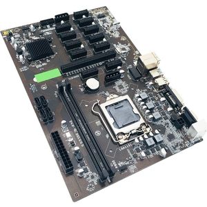 Anakartlar B250 BTC CPU Miner Anakart Set 12 Video Kartı Yuvası Desteği için LGA 1151 DDR4 Bellek SATA3.0 USB3.0 Düşük Güç