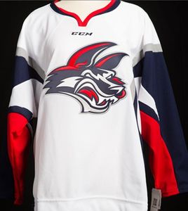 Nadir Hokey Jersey Erkek Gençlik Kadınlar Vintage 2008-09 Mil O'Keefe Elmira Jackals oyunu Yıpranmış Boyut S-5XL Özel Herhangi bir isim veya numara