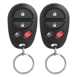 Security Alarm Preto Universal Carro Anti-Theft System 4 Botões de Entrada sem chave Bloqueio central KitKeyless