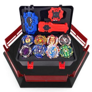 Вершины Установленные Установки Учебные установки Beyblade Arena Metal Fight Bey Bey Blade Metal Bayblade Стадион детей Подарки Классическая игрушка X0528