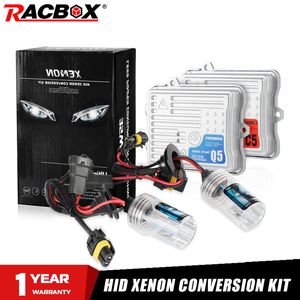 RACBOX AC 55 W Hızlı Başlangıç ​​Canbus Balast HID Xenon Dönüşüm Far Seti H4 H1 H3 H7 H11 9005 HB3 9006 HB4 4300K ​​6000K 8000K